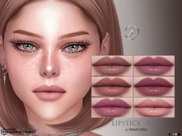 Sims 4 — LIPSTICK Z641 by ZENX — Base Game