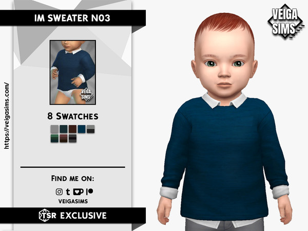 Sims 4 — IM SWEATER N03 by David_Mtv2 — For infant only;