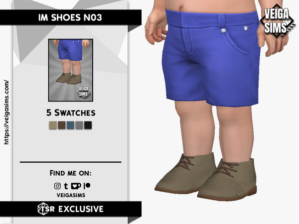 Sims 4 — IM SHOES N03 by David_Mtv2 — For infant only;