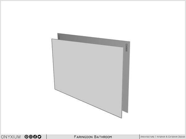 Sims 3 — Faringdon Mirror by Onyxium — Onyxium@TSR Design Workshop Bathroom Collection - Belong To The 2025 Year