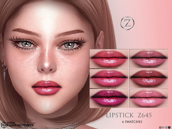Sims 4 — LIPSTICK Z645 by ZENX — Base Game