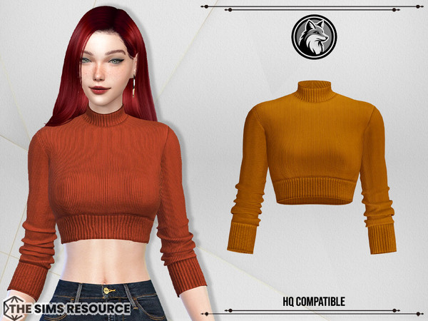 Sims 4 — Tenna Top by ForLima — 6 Colors