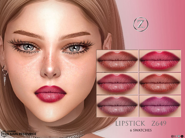 Sims 4 — LIPSTICK Z649 by ZENX — Base Game