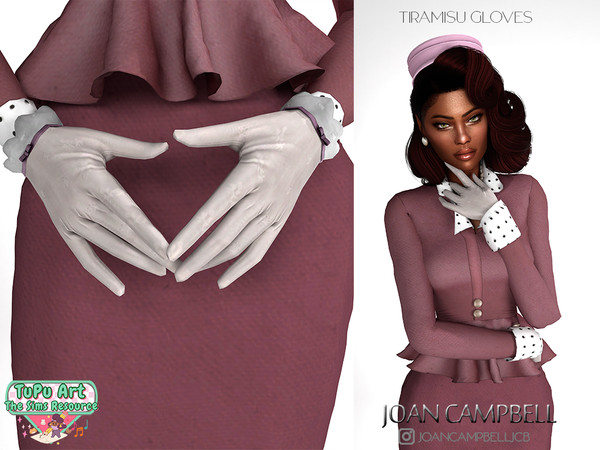 Sims 4 — TuPu Art Collab TIRAMISU GLOVES by Joan_Campbell_Beauty_ — 7 swatches Custom thumbnail Original mesh