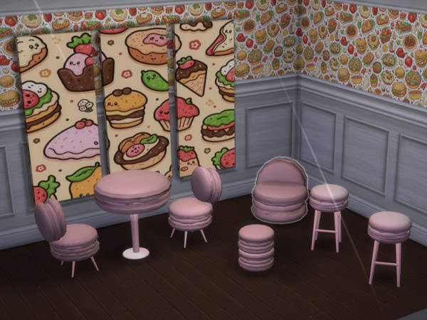 Sims 4 — Cupcake Lamp by Seymore Lighting by maddycakes94 — For your foodie decorating needs and bakery!