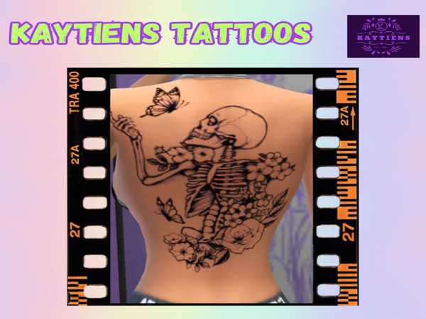 Sims 4 — KTST0002 by Kaytiens — Get ready to ink up your Sims with Kaytien's Tattoos, the latest addition to the world of