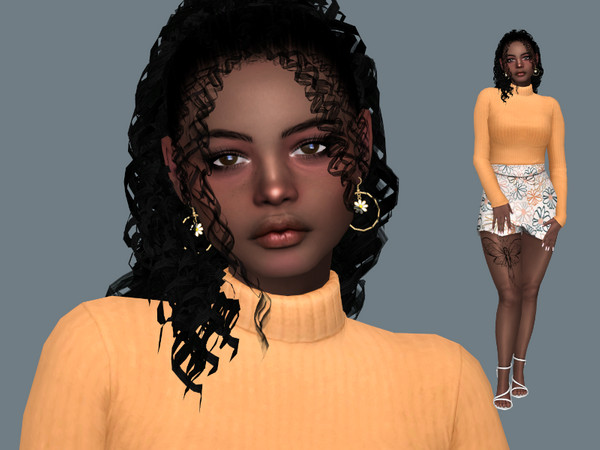 Sims 4 — Sidney Boucher by EmmaGRT — Pronouns are set as she her Make sure to check the Required tab if you want her to