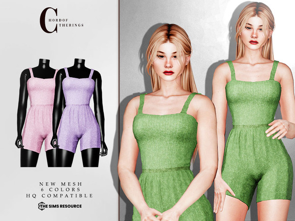 Sims 4 — Jumpsuit O-70 by ChordoftheRings — ChordoftheRings Jumpsuit O-70 - 6 Colors