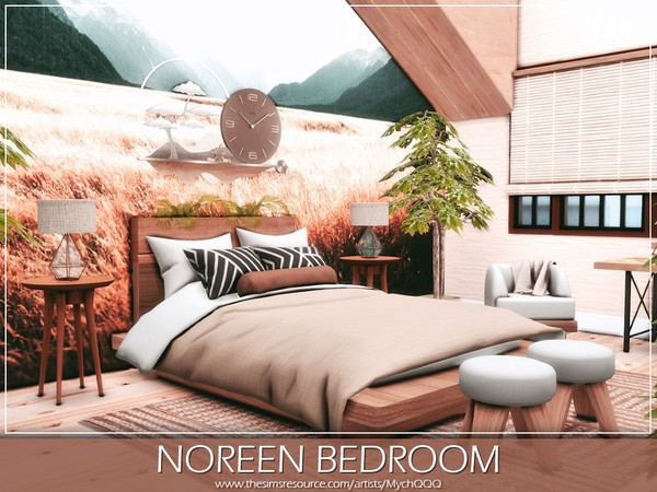 Sims 4 — Noreen Bedroom by MychQQQ — Value: $ 23,844
