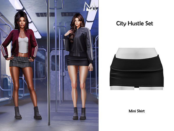 Sims 4 — [PATREON] Mini Skirt by Mermalade — New Mesh
