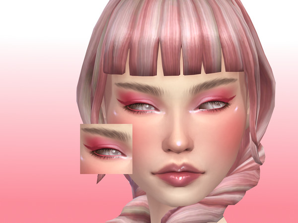 Sims 4 — Baby Linda Eyeliner by Sagittariah — base game compatible, 6 swatches, properly tagged, enabled for all occults,