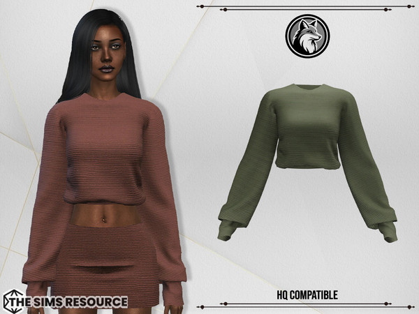Sims 4 — Lena Set Top by ForLima — 4 Colors