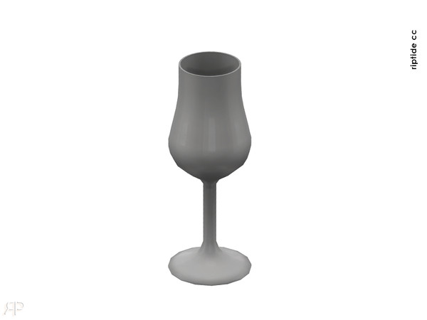 Sims 4 — Riptide-CC Arco Dining Set Goblets by Riptidecc — Sleek, sculptural, and effortlessly sophisticated, the Arco