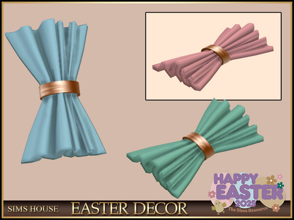 Sims 4 — Sims House DECORATIVE NAPKIN | EASTER DECOR by Sims_House — EASTER DECOR