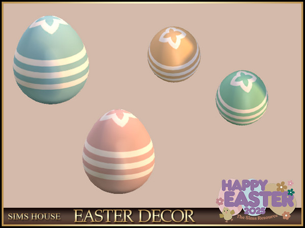 Sims 4 — Sims House LARGE EASTER EGG | EASTER DECOR by Sims_House — EASTER DECOR