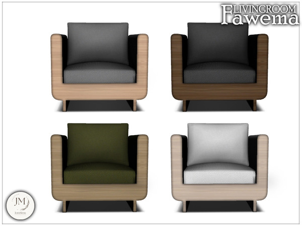Sims 4 — fawema livingroom seat by jomsims — Step into the cozy atmosphere of the Fawema Livingroom Set,