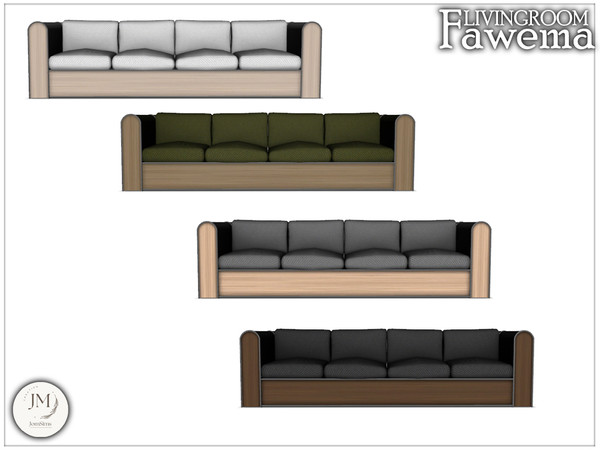 Sims 4 — fawema livingroom sofa by jomsims — Step into the cozy atmosphere of the Fawema Livingroom Set,