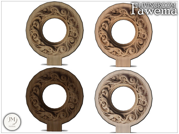 Sims 4 — fawema livingroom deco sculpture1 by jomsims — Step into the cozy atmosphere of the Fawema Livingroom Set,