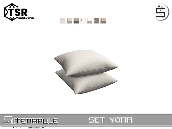Sims 4 — Set Yona - Cushions by Simenapule — Set YonaSet YonaSet YonaSet Yona