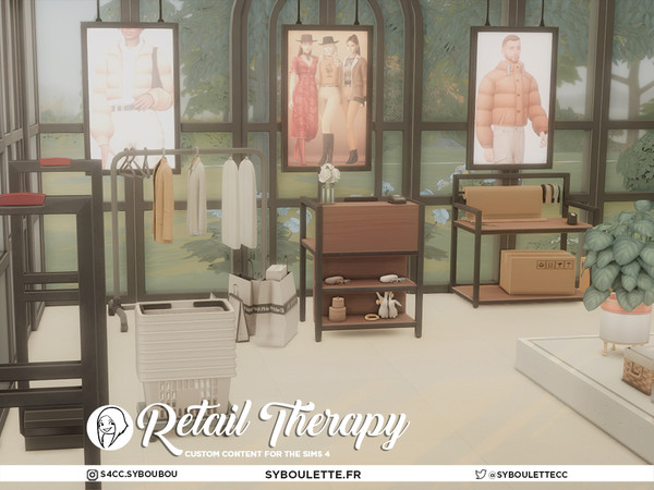 Sims 4 — Retail Therapy - Low boots | shoes by Syboubou — Retail Therapy is the ultimate cc set for designing the perfect