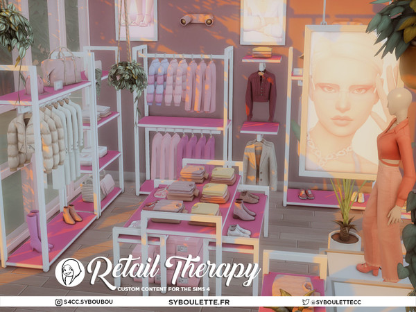 Sims 4 — Retail Therapy - Jacket V2 | cloth rack hanger by Syboubou — Retail Therapy is the ultimate cc set for designing