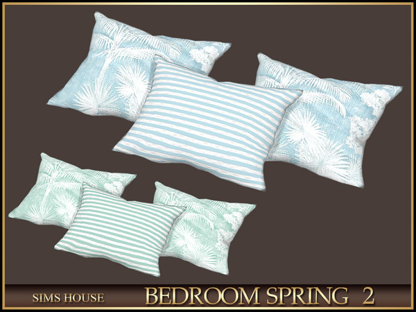 Sims 4 — Sims House BED PILLOWS | BEDROOM SPRING 2 by Sims_House — BEDROOM SPRING 2