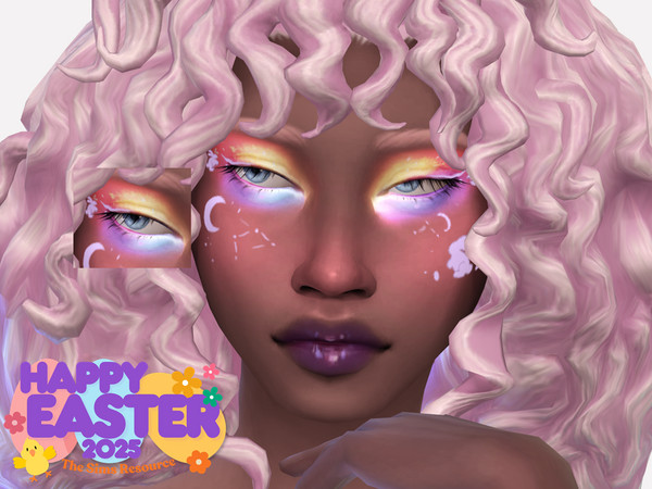 Sims 4 — Easter25 Eyeliner by Sagittariah — base game compatible, 10 swatches, properly tagged, enabled for all occults,