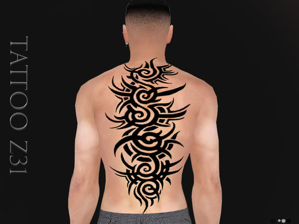 Sims 4 — TATTOO Z31 by ZENX — Base Game