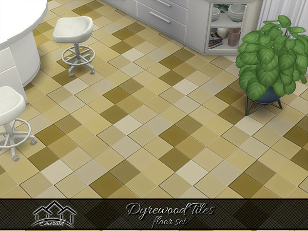 Sims 4 — Dyrewood Tiles floor 2 by Emerald — Dyrewood porcelain tiles that can match your style and has easy maintenance
