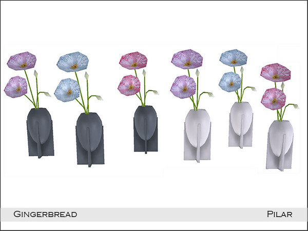 Sims 4 — Pilar Gingerbread Plant by Pilar — Dare with a different decoration and mix different materials.