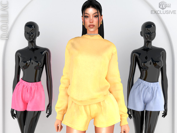 Sims 4 — Cotton Shorts DO0798 by DOLilac — Custom thumbnail