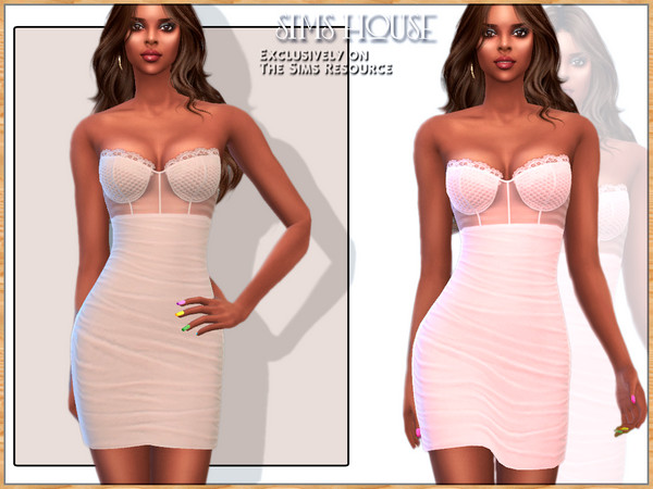 Sims 4 — SHORT DRESS by Sims_House — SHORT DRESS