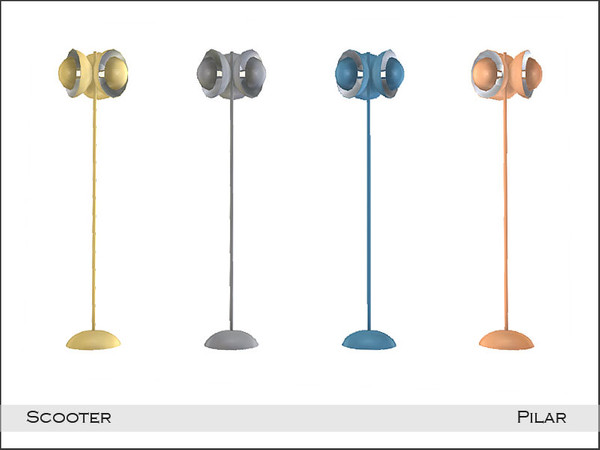 Sims 4 — Pilar Scooter floorLamp by Pilar — A cozy retro style corner