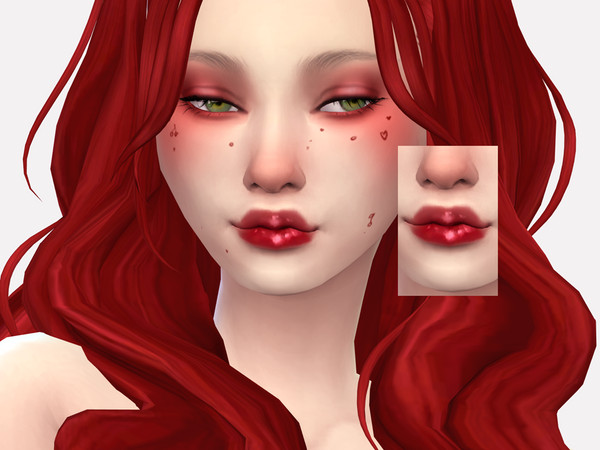 Sims 4 — WIld Cherry Lipgloss by Sagittariah — base game compatible, 10 swatches, properly tagged, enabled for all