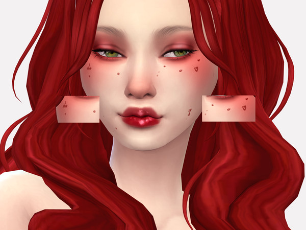 Sims 4 — Wild Cherry Birthmarks by Sagittariah — base game compatible, 3 swatches, properly tagged, enabled for all