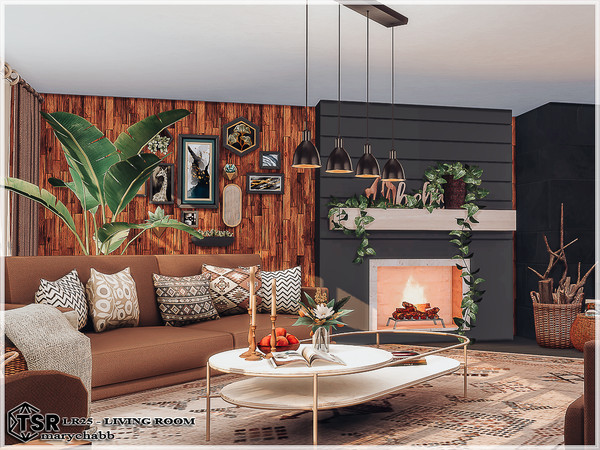 Sims 4 — LR 25 - Living Room by marychabb — I present a room - Living Room. Room is fully equipped.