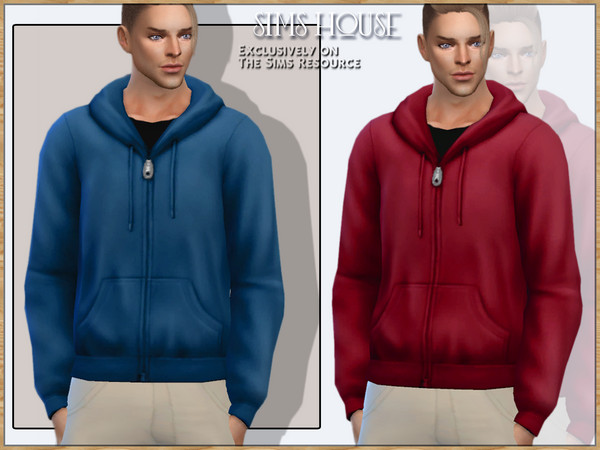 Sims 4 — MEN'S HOODIE by Sims_House — MEN'S HOODIE