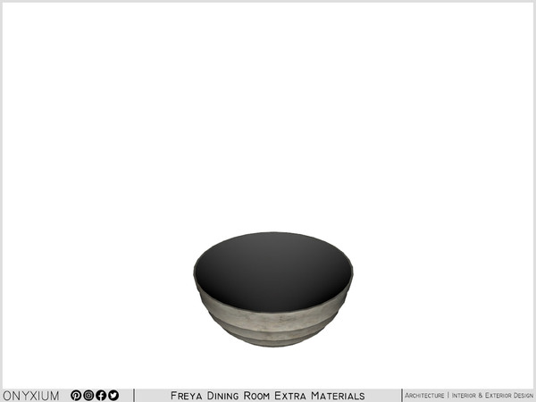Sims 3 — Freya Bowl by Onyxium — Onyxium@TSR Design Workshop Dining Room Collection - Belong To The 2025 Year