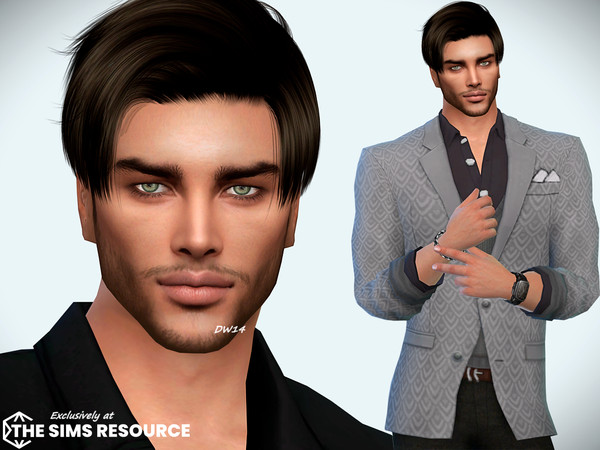 Sims 4 — Herman Groves by DarkWave14 — Download all CC's listed in the Required Tab to have the sim like in the pictures.