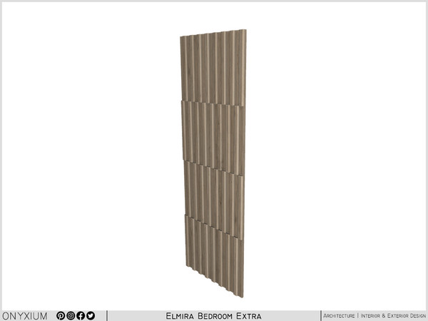 Sims 4 — Elmira Wall Decoration by Onyxium — Onyxium@TSR Design Workshop Bedroom Collection - Belong To The 2025 Year
