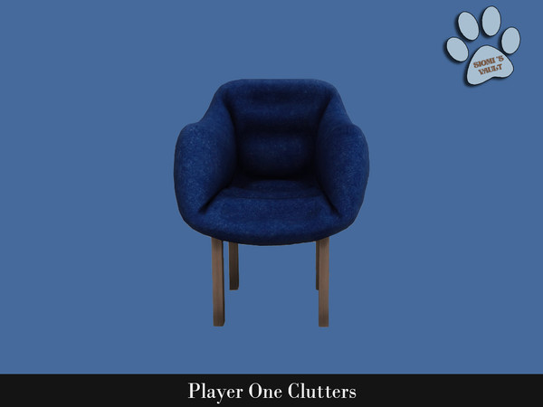 Sims 4 — Player One Clutters - Chair by siomisvault — This is the second part of Player One set you'll find a lot of cute