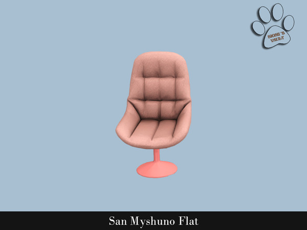 Sims 4 — San Myshuno Flat - Chair by siomisvault — I love this set haha soooo objective but I love it I hope you love it