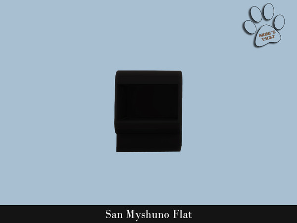 Sims 4 — San Myshuno Flat - Small Furniture by siomisvault — I love this set haha soooo objective but I love it I hope