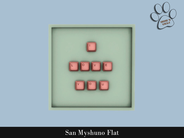 Sims 4 — San Myshuno Flat - Painting by siomisvault — I love this set haha soooo objective but I love it I hope you love