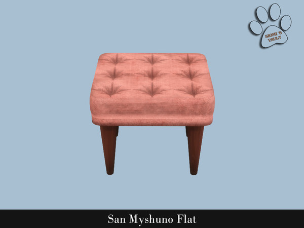 Sims 4 — San Myshuno Flat - Seat by siomisvault — I love this set haha soooo objective but I love it I hope you love it