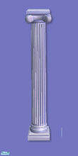 Sims 2 — High Society Pillar in light blue by chrissy6930 — Recolor of High Society Pillar in light blue.