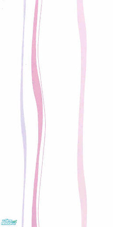 Sims 2 — Waves in Pink & Purple by risikat — Abstract wave wallpaper in pink & purple