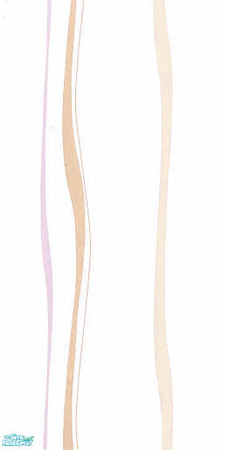 Sims 2 — Waves in Orange & Pink by risikat — Abstract wave wallpaper in orange & pink