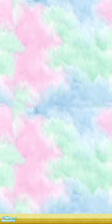 Sims 2 — Cabbage Patch Kids - Individual Item by Lorah — Pink, blue, mint wallpaper with Cabbage Patches for your Sims