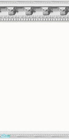 Sims 2 — Deeply Carved - gm - White & White by gatomurphy — Part of the third set in a series of sets using my